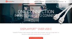 Desktop Screenshot of displayport.org