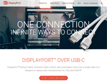 Tablet Screenshot of displayport.org
